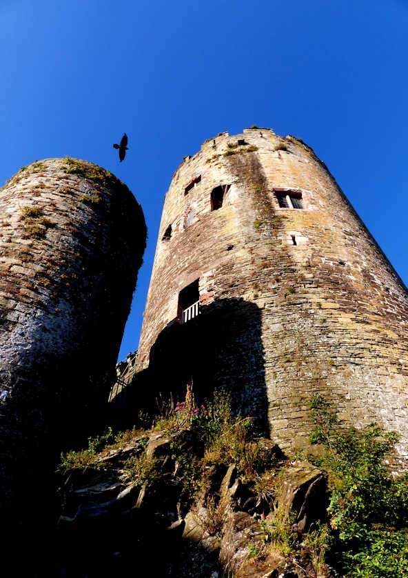Conwy Castle has eight circular towers.