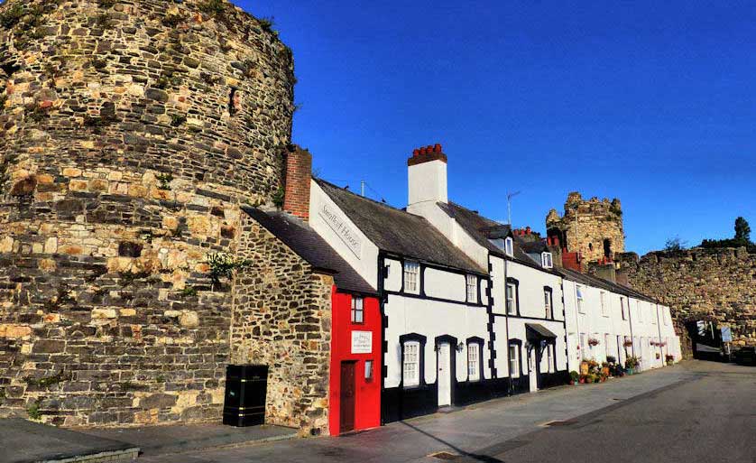 Smallest House in Britain, Conwy, Wales.