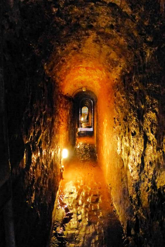 Entry shaft at Levant Mine in Cornwall.