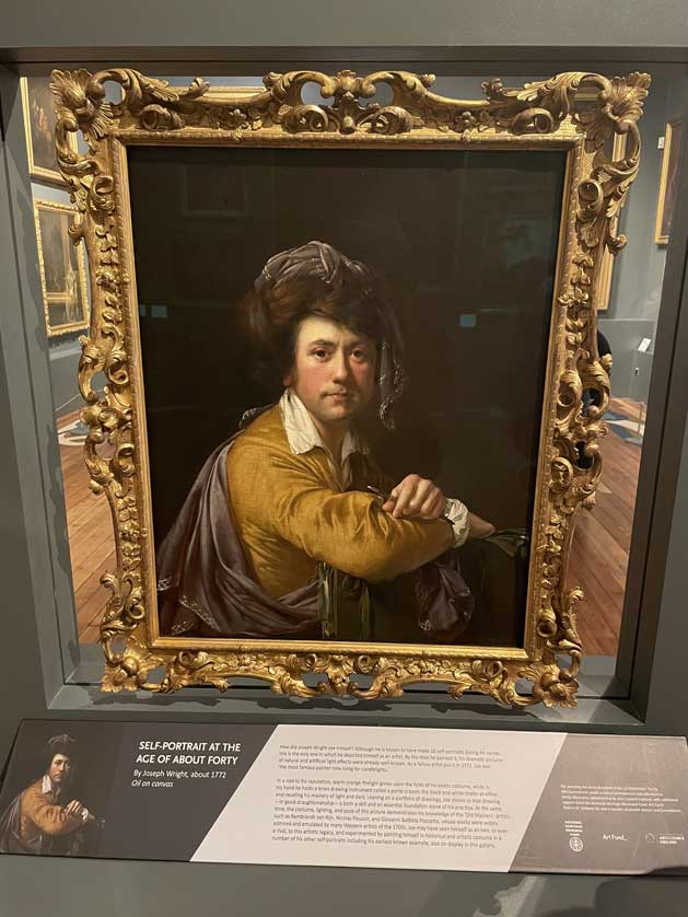 Self portrait of Joseph Wright aged about 40.