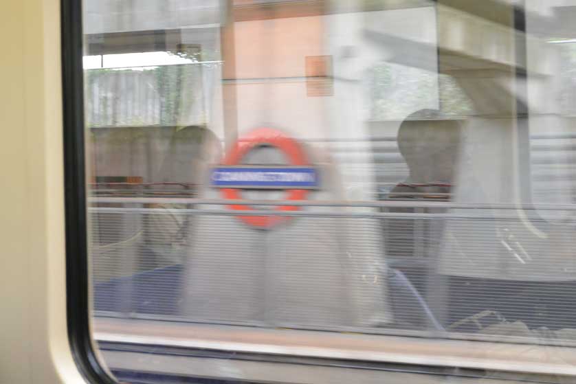 Passing Canning Town Station.