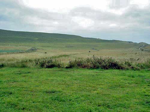 Maiden Castle, Dorchester, Dorset, UK.