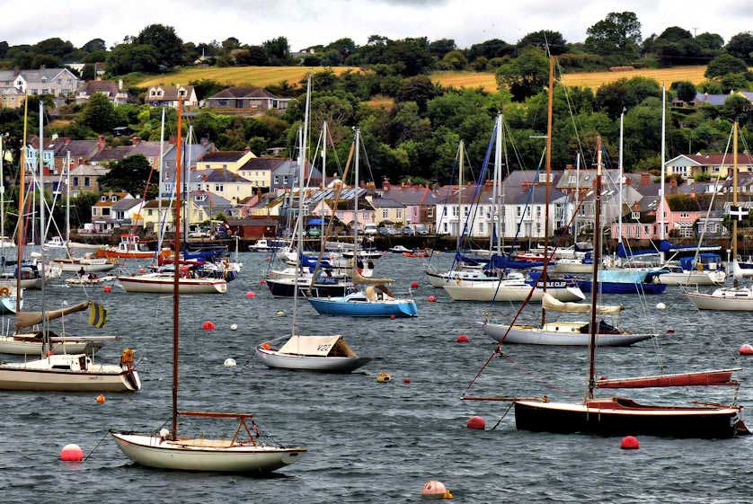 Flushing, a picturesque village across the river.