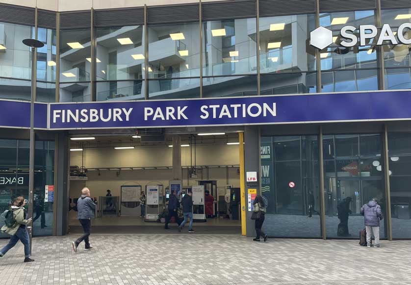 Finsbury Park Station in London opened in 1874.
