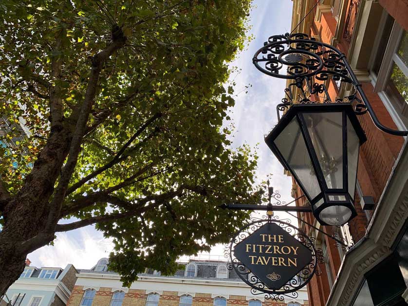 The Fitzroy Tavern, Fitzrovia, London.