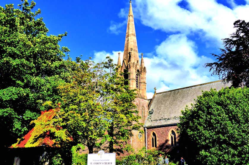 St. Andrew's is probably the grandest of the churches in Fort William.