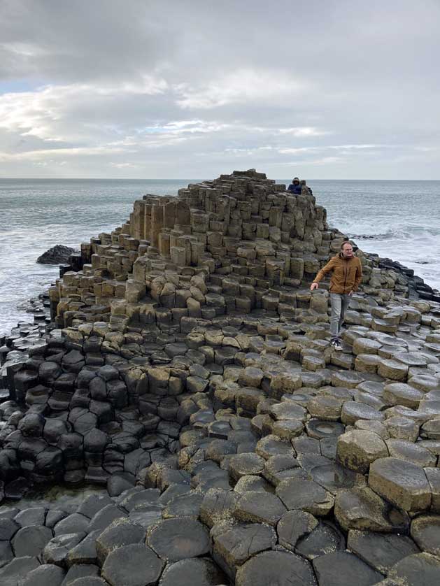 Walking in the footsteps of giants along the Causeway Coast.