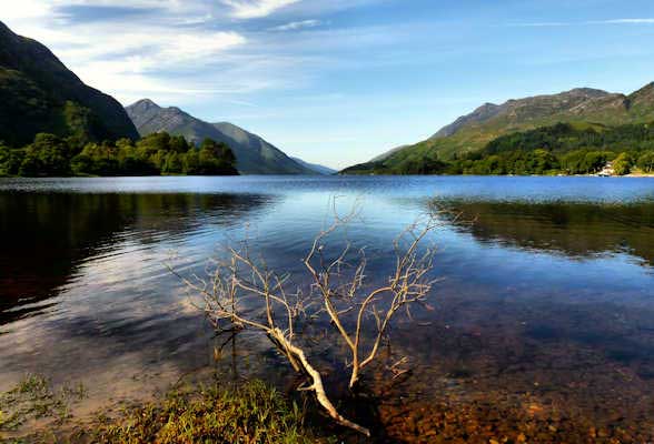 Loch Shiel, the 4th longest loch in Scotland.