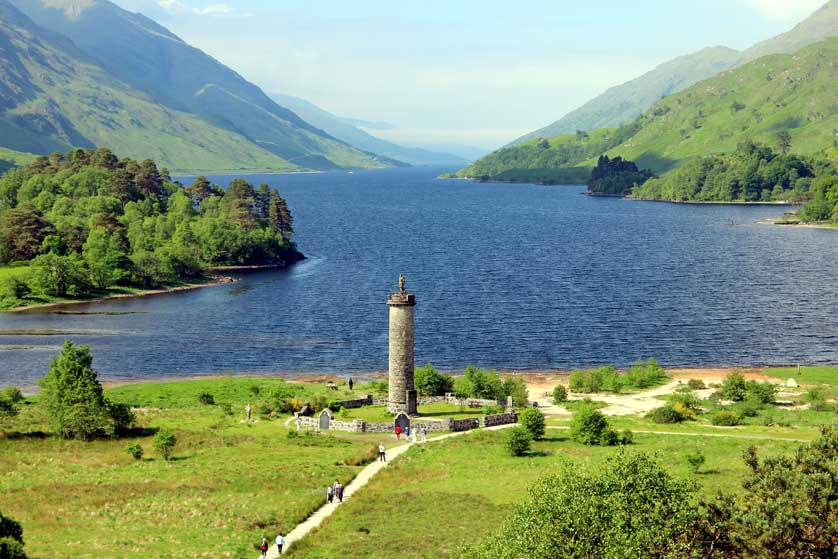 The Glenfinnan Monument, Scotland, UK.