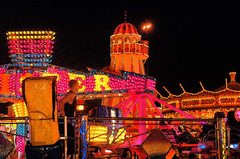 Goose Fair, Nottingham, England, UK.