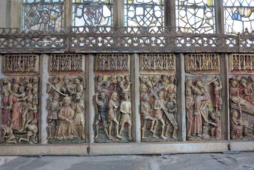 The 16th century Tudor chapel, Derbyshire.
