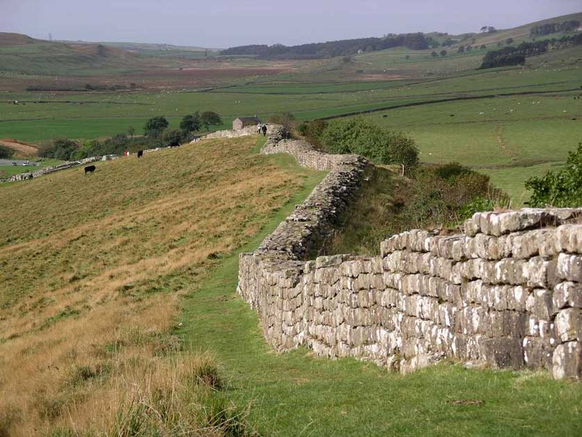 Hadrian's Wall, Northumberland, UK.