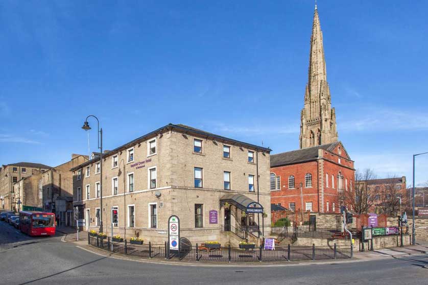 The Imperial Crown Hotel, Halifax, Yorkshire, UK.