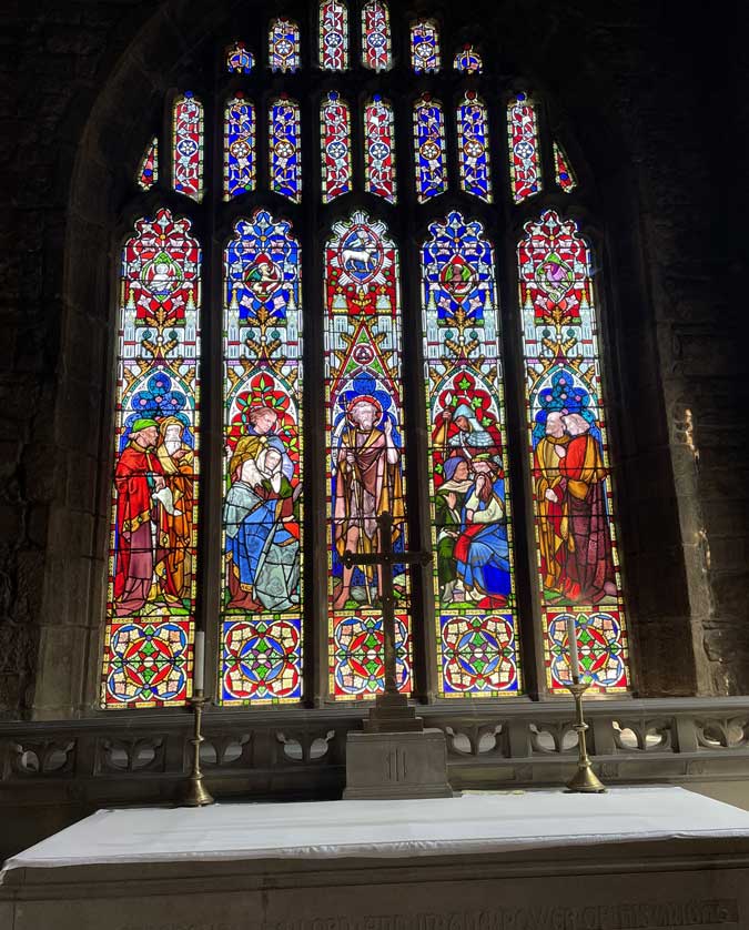 The church is a Grade I listed building and known for its fine stained glass.
