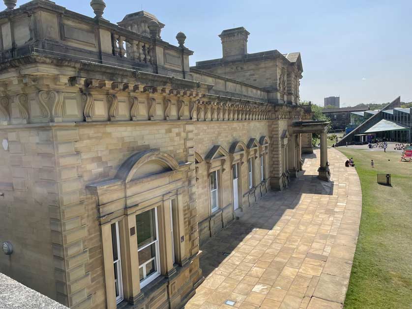 The Grade II listed former station building.