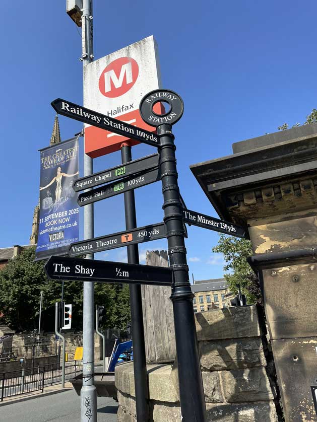 Halifax Station, Yorkshire, UK.