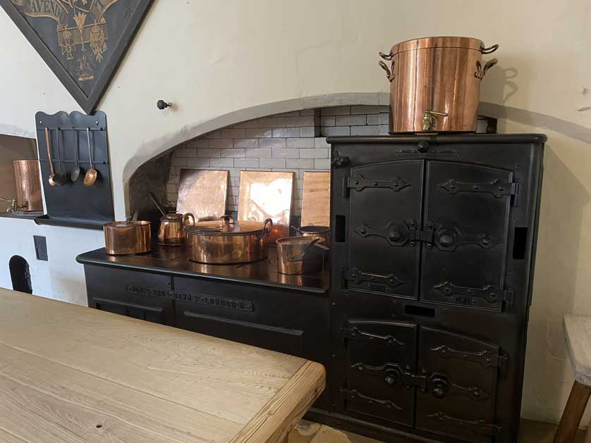 The kitchen at Hardwick.