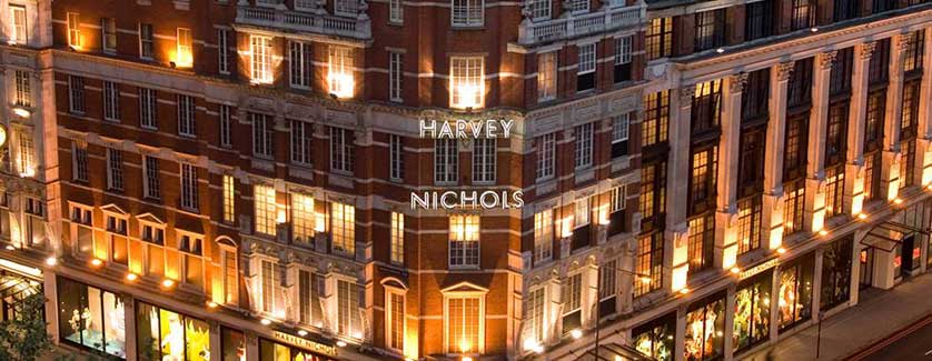 Harvey Nichols department store, Knightsbridge, London, UK