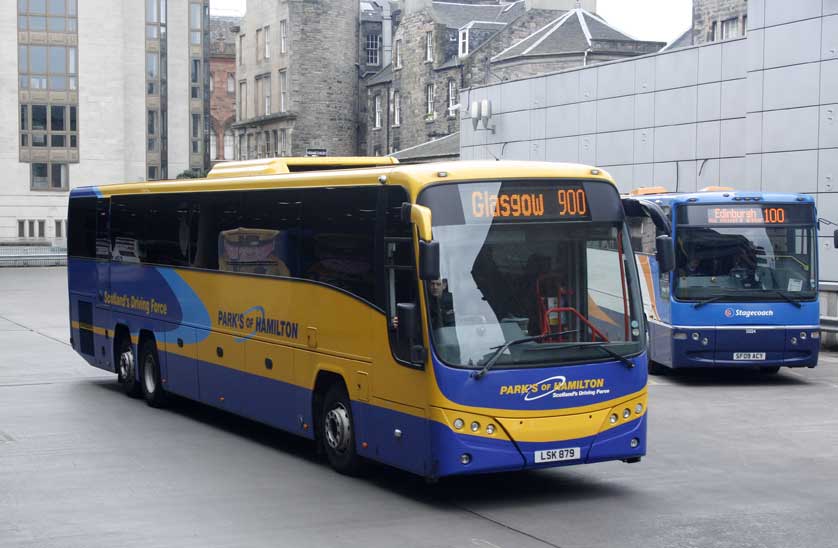 The 900 bus link Buchanan bus station in Glasgow with Haymarket.