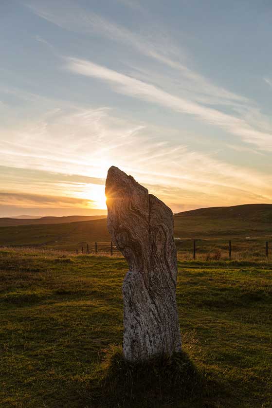 Stone Circle, Hebrides, Scotland, UK
