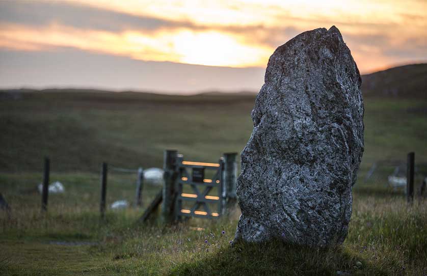 Stone Circle, Hebrides, Scotland, UK