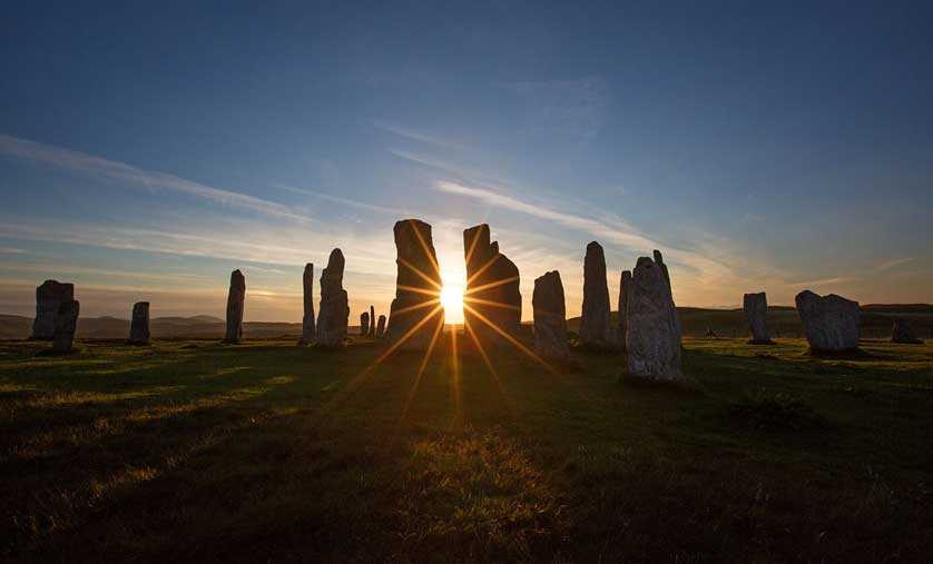 Stone Circle, Hebrides, Scotland, UK