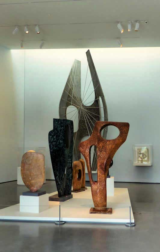 Sculptures by Barbara Hepworth at the Hepworth Wakefield.