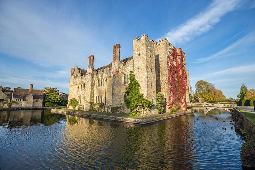 Hever Castle, Kent, UK.