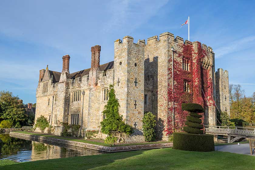 Hever Castle, Kent, UK.