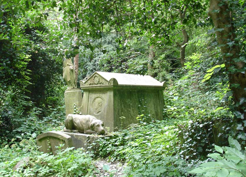 Highgate Cemetery, London, UK.