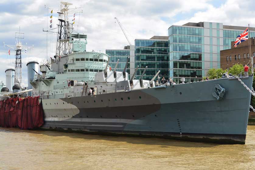 HMS Belfast, River Thames, London.