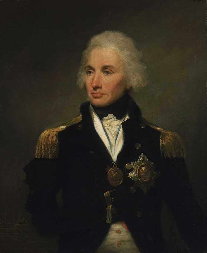 Vice-Admiral Horatio Nelson.