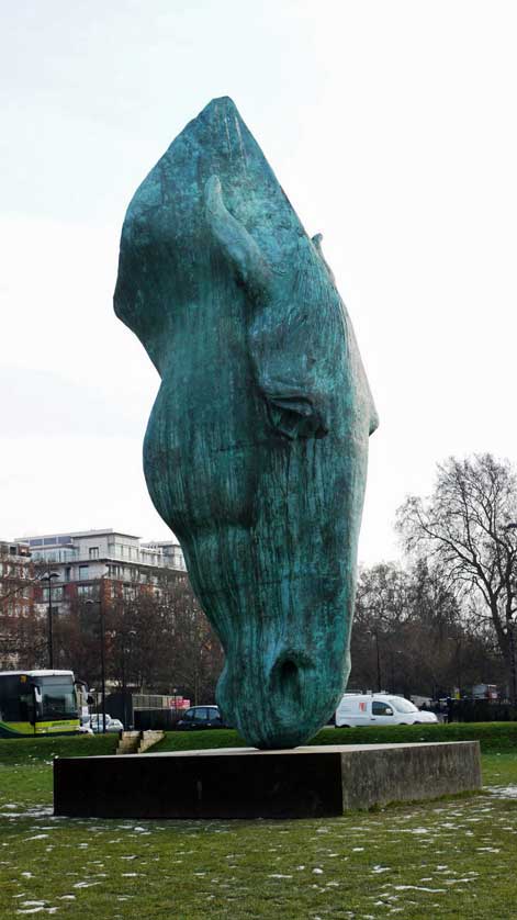 Horse Head Statue Marble Arch.