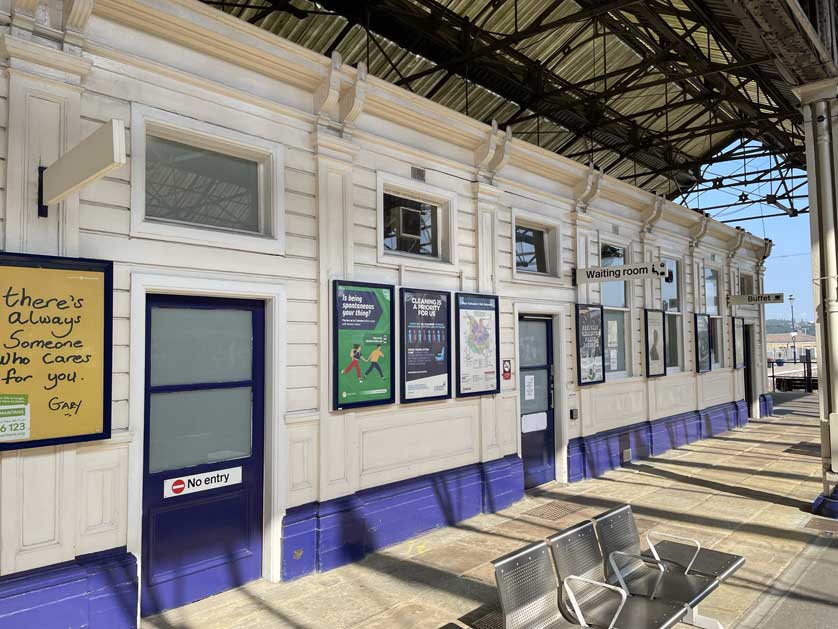 Huddersfield Station, Huddersfield, UK.