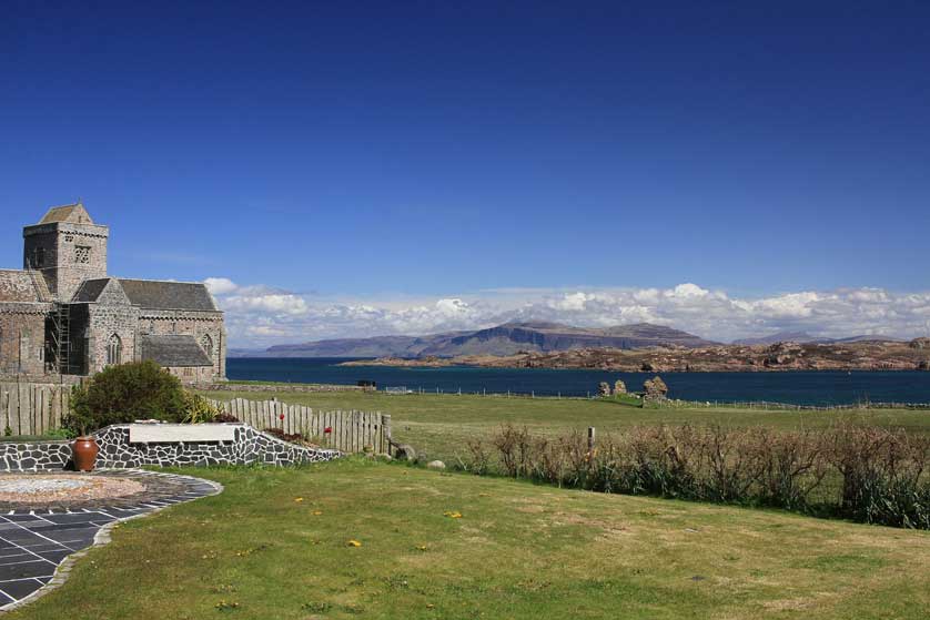 Abbey, Iona, Isle of Mull, Scotland, UK.