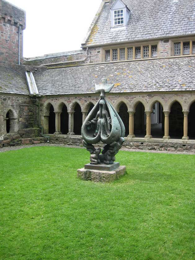 Abbey, Iona, Isle of Mull, Scotland, UK.