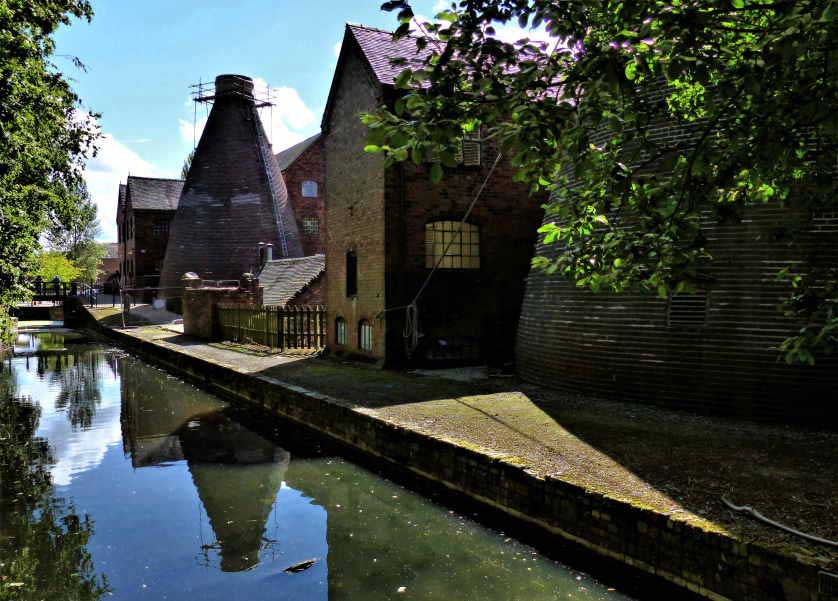 Old kilns at Coalport China Museum, Shropshire.
