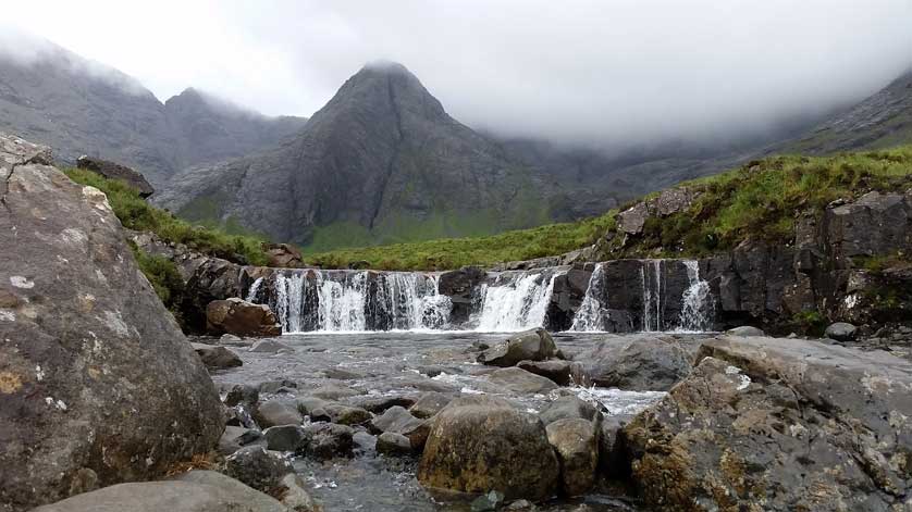 Rivers and waterfalls dot the interior of the island.