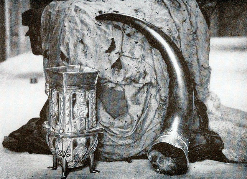 The Dunvegan Cup, Fairy Flag, and Sir Rory Mor's Horn.