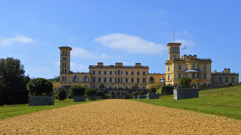 Osborne House where Queen Victoria died in 1901.