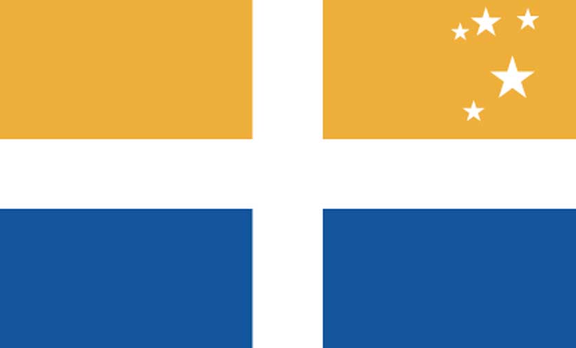 Isles of Scilly Flag - the Scillonian Cross.