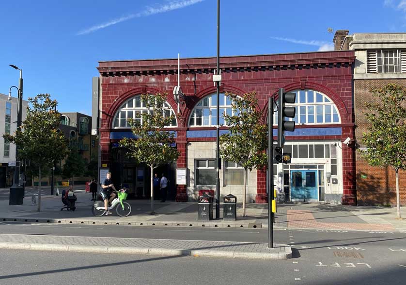 Lambeth North tube station.