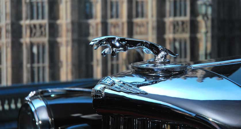 Jaguar is an iconic brand of British car.