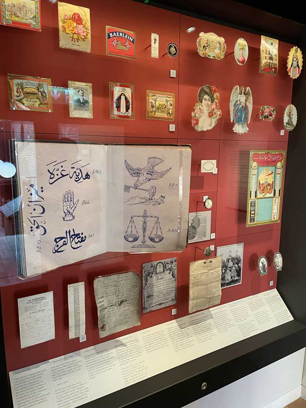 Exhibits on display.