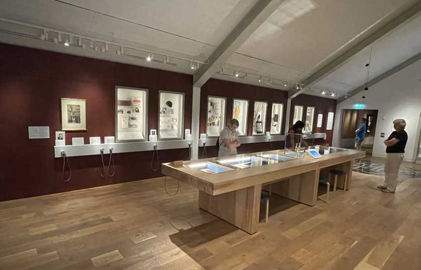Visitors to the Manchester Jewish Museum.