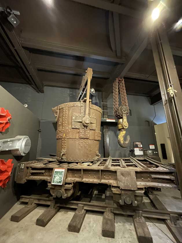 Heavy machinery is on display.