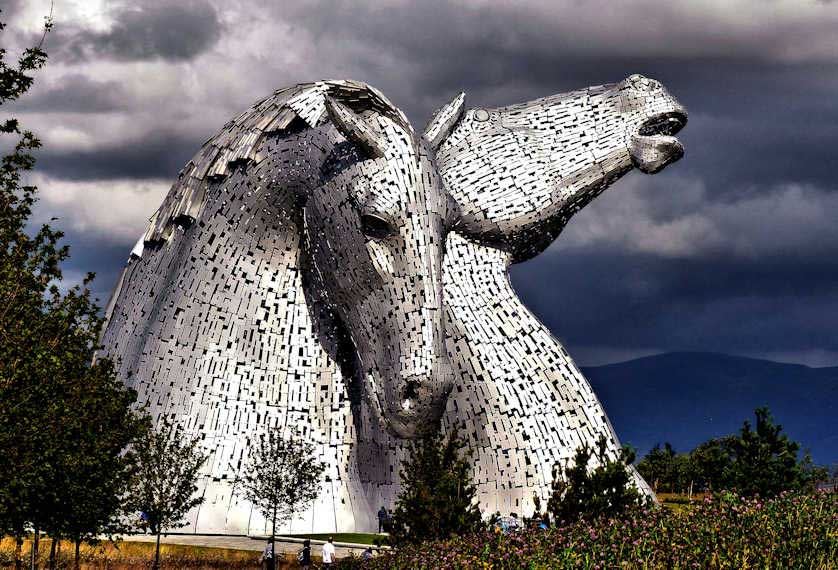 The Kelpies, Scotland, UK.