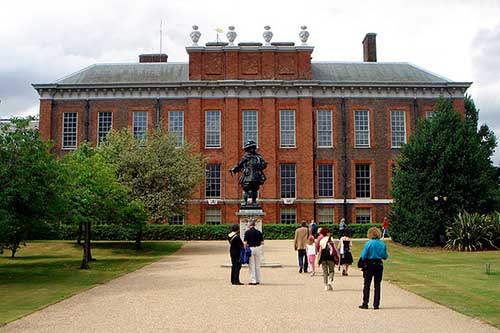 Kensington Palace, Kensington Gardens, England, UK.