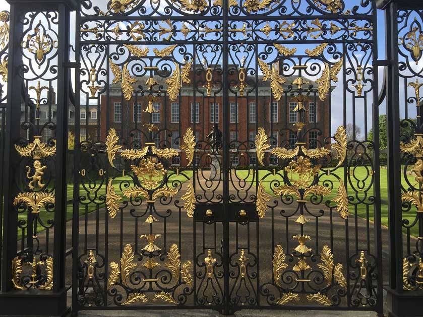 Kensington Palace in London.