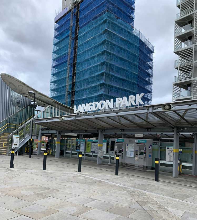 Langdon Park Station.